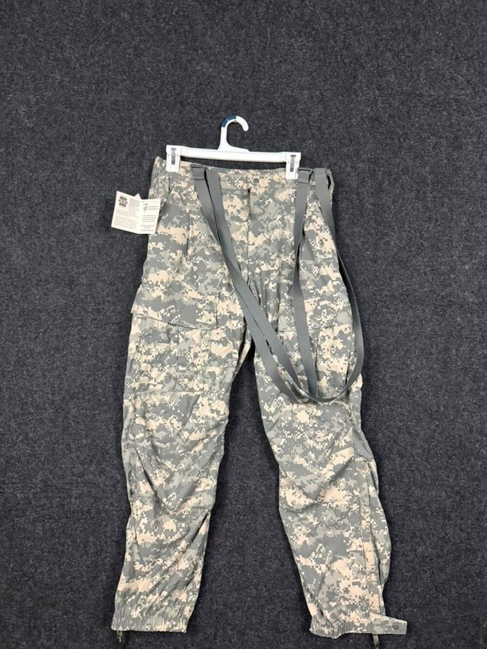 US Army Gen III Level 5 ACU digital camo soft shell pants small regular NWT